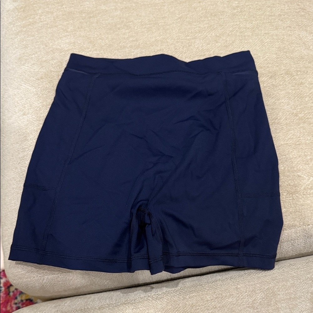 Aerie Midnight Blue Bike Shorts